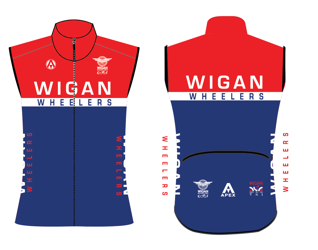 WIGAN WHEELERS PRO GILET