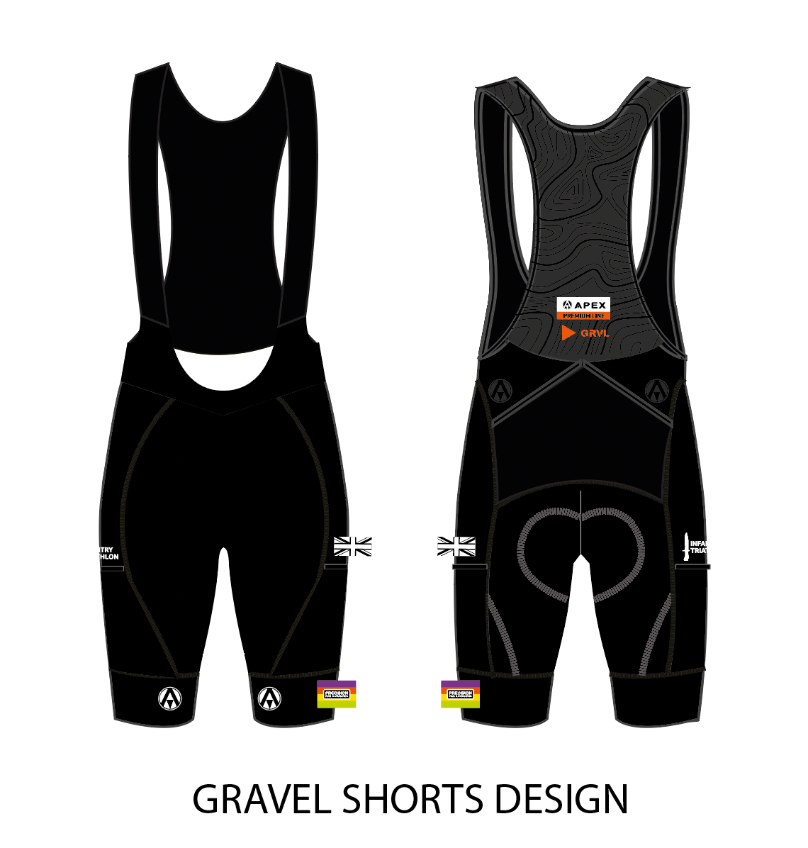 INFANTRY TRI PRO BIB GRAVEL SHORTS
