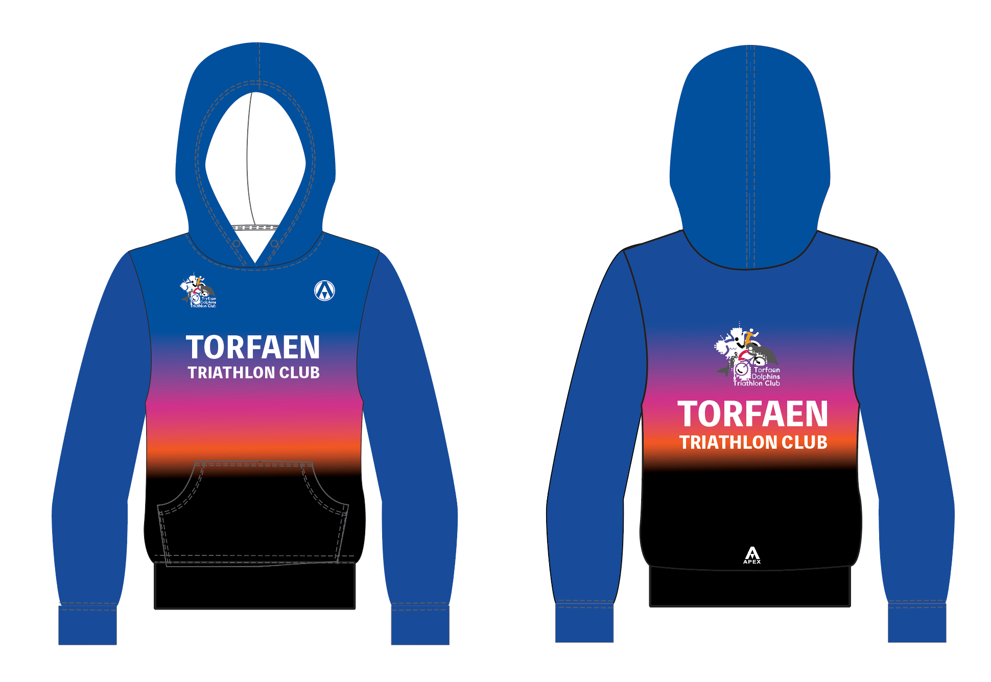 TORFAEN TRI PRO FULL CUSTOM HOODIE
