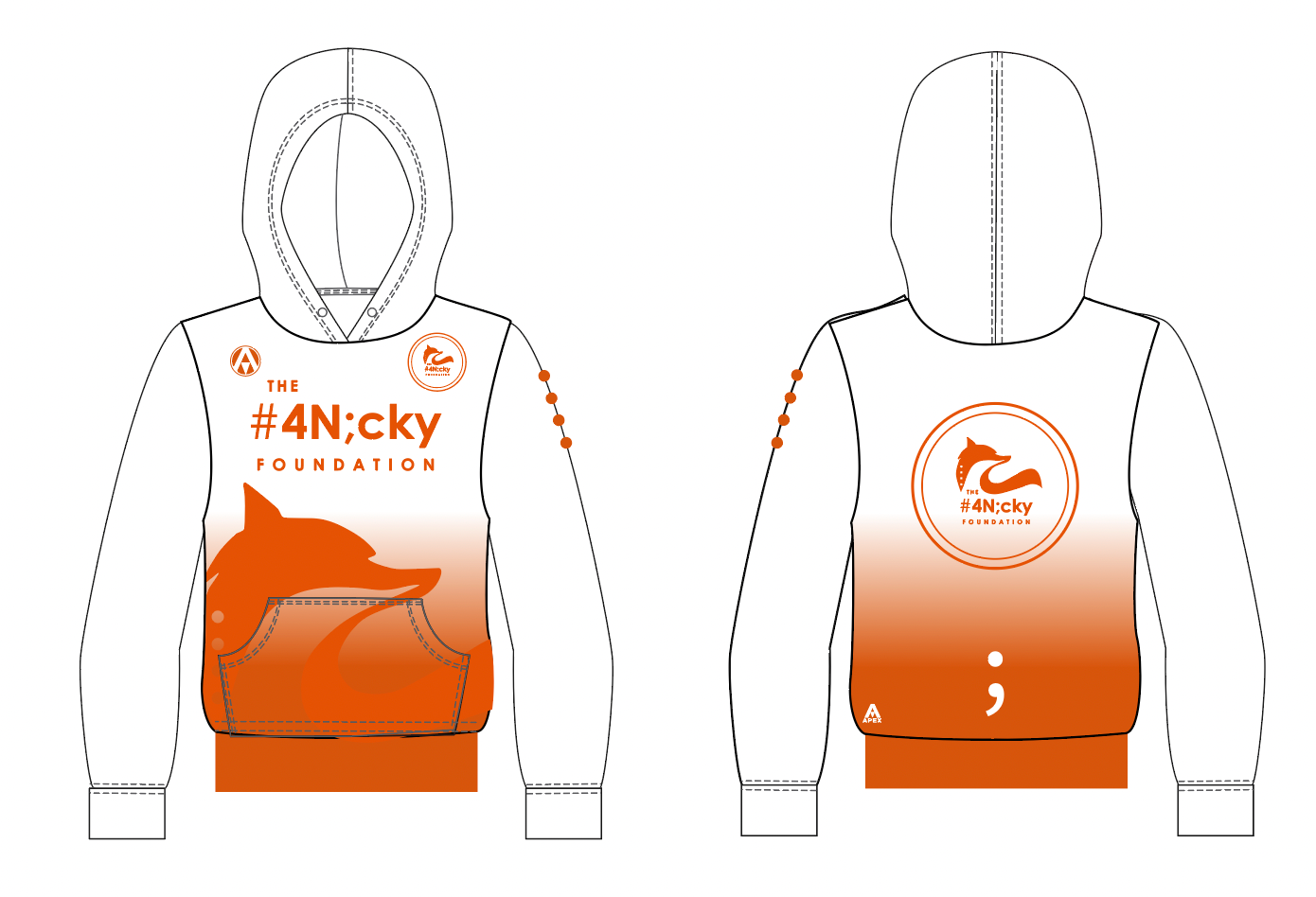 4NICKY FOUNDATION PRO FULL CUSTOM HOODIE