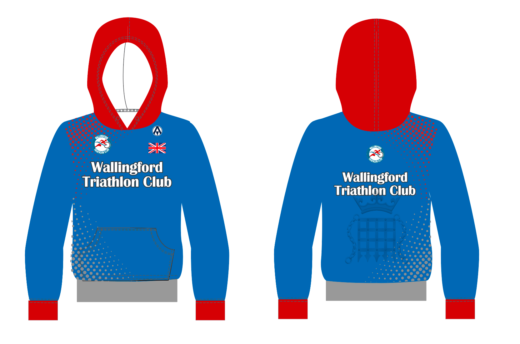 WALLINGFORD TRI PRO FULL CUSTOM HOODIE