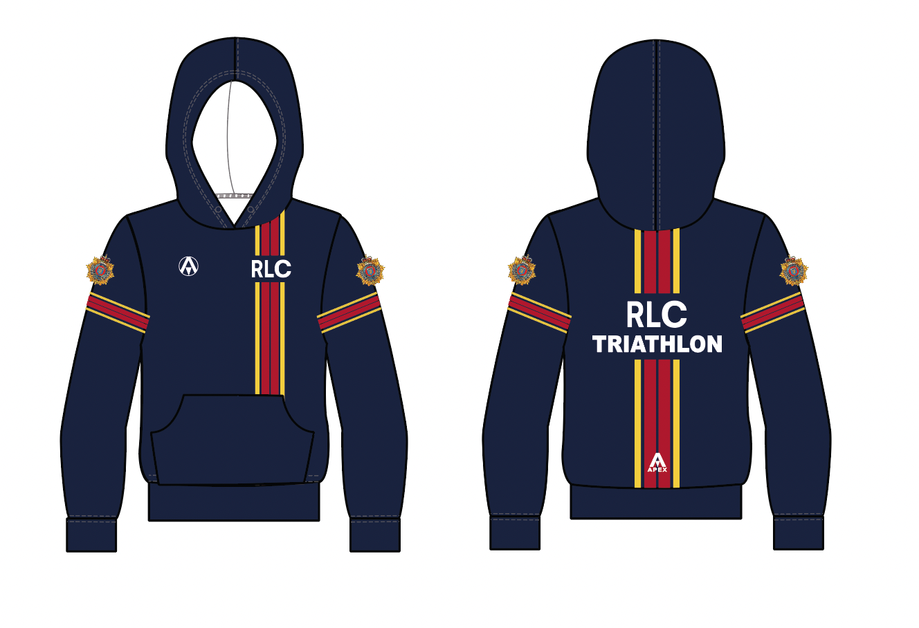 RLC TRIATHLON PRO FULL CUSTOM HOODIE