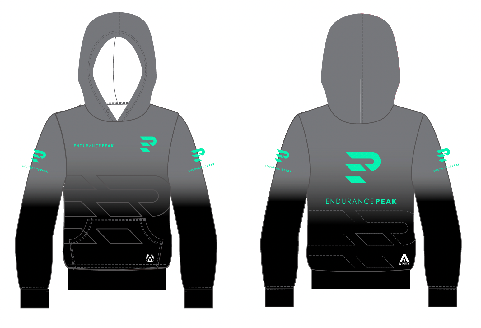 ENDURANCE PEAK PRO FULL CUSTOM HOODIE