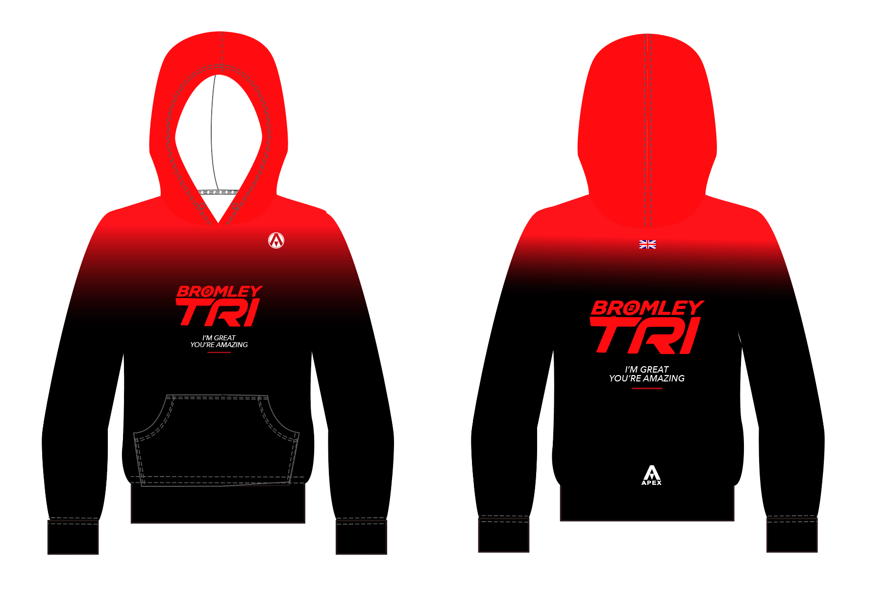 BROMLEY TRI PRO FULL CUSTOM HOODIE