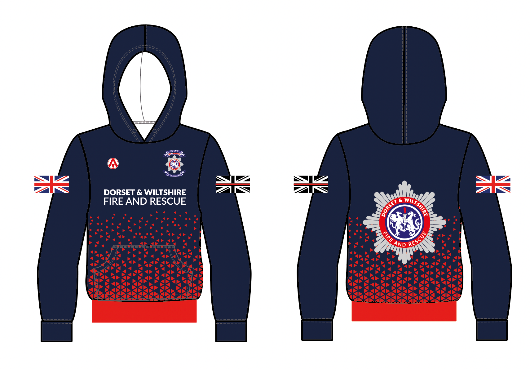 DWFR PRO FULL CUSTOM HOODIE
