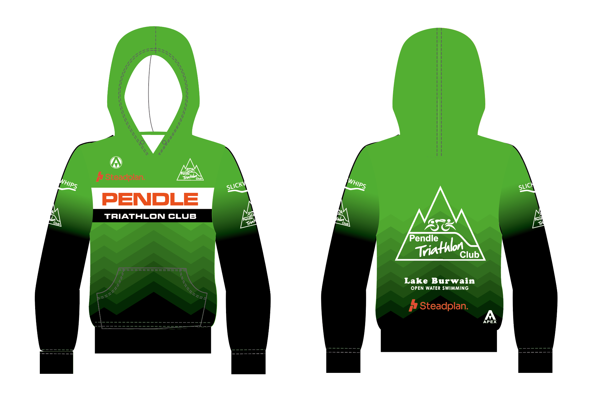 PENDLE TRI PRO FULL CUSTOM HOODIE