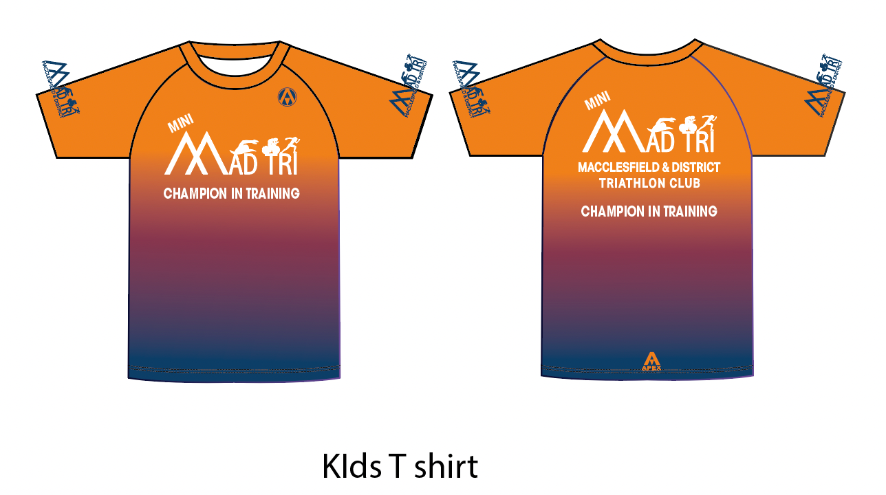 MAD TRI FULL CUSTOM T SHIRT - KIDS