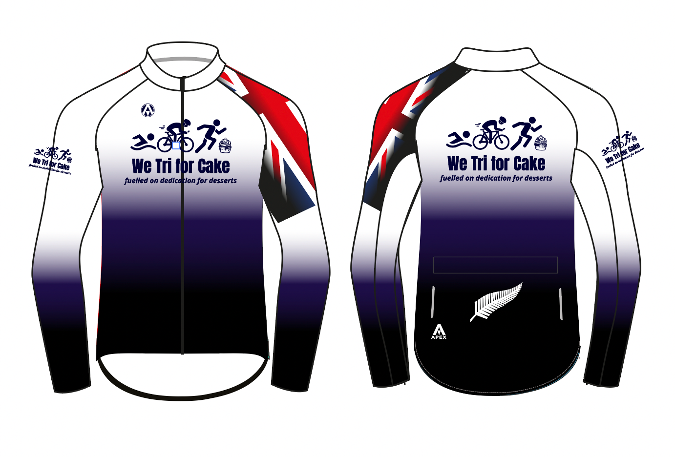 WE TRI FOR CAKE PRO MISTRAL JACKET