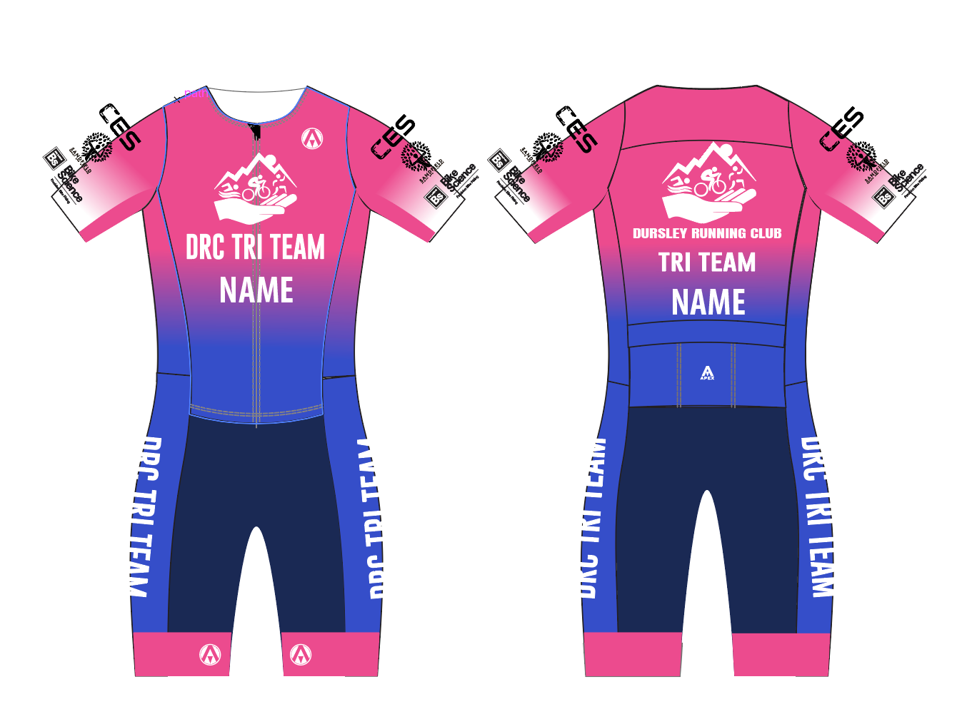 DRC TRI PRO ENDURANCE TRI SUIT