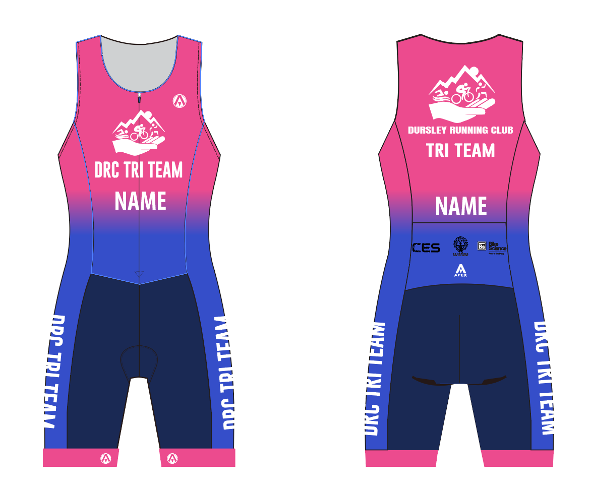 DRC TRI TEAM TRI SUIT - WITH NAME