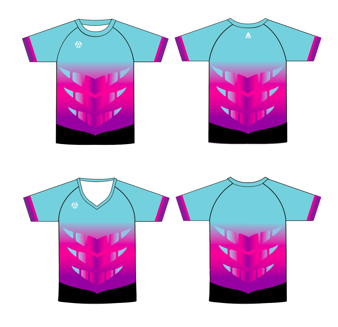 LYMM TRI FULL CUSTOM T SHIRT - no team name