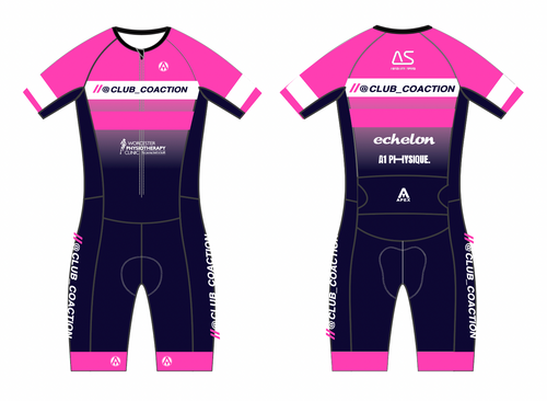 CLUB COACTION PRO SPEED TRI SUIT - PINK