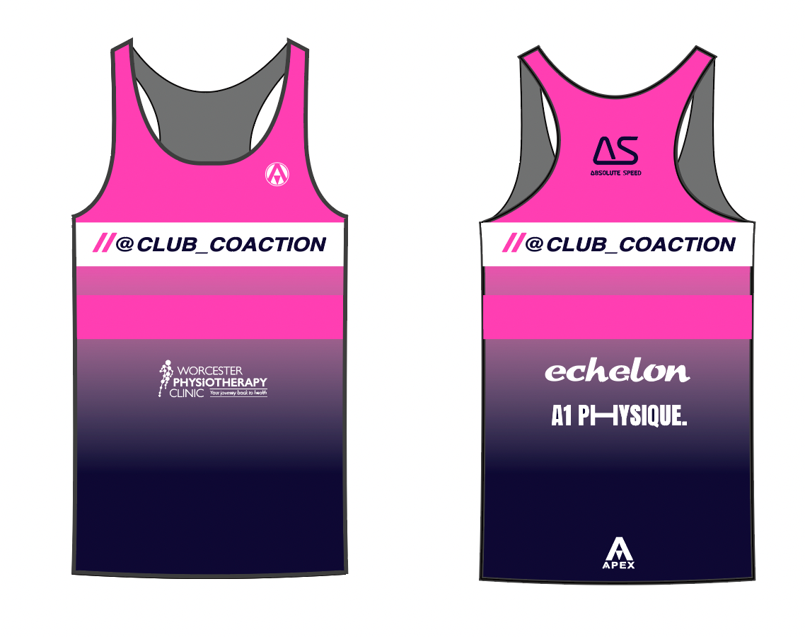 CLUB COACTION PRO RUN VEST - PINK
