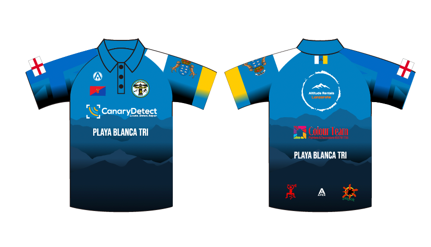 PLAYA BLANCA TRI POLO SHIRT