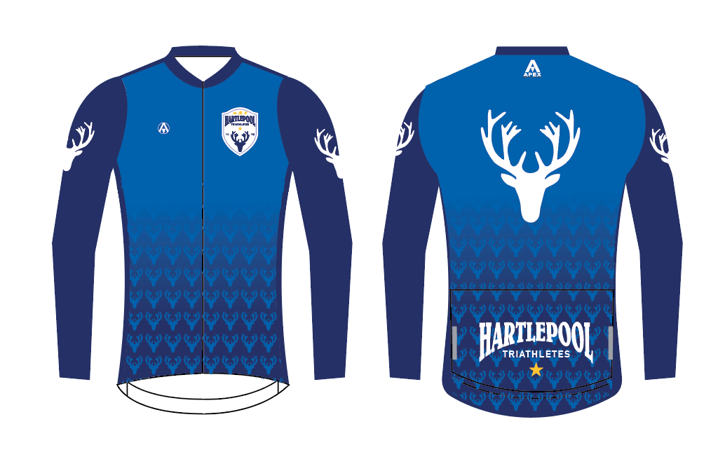 HARTLEPOOL TRIATHLETES PRO LONG SLEEVE AERO JERSEY