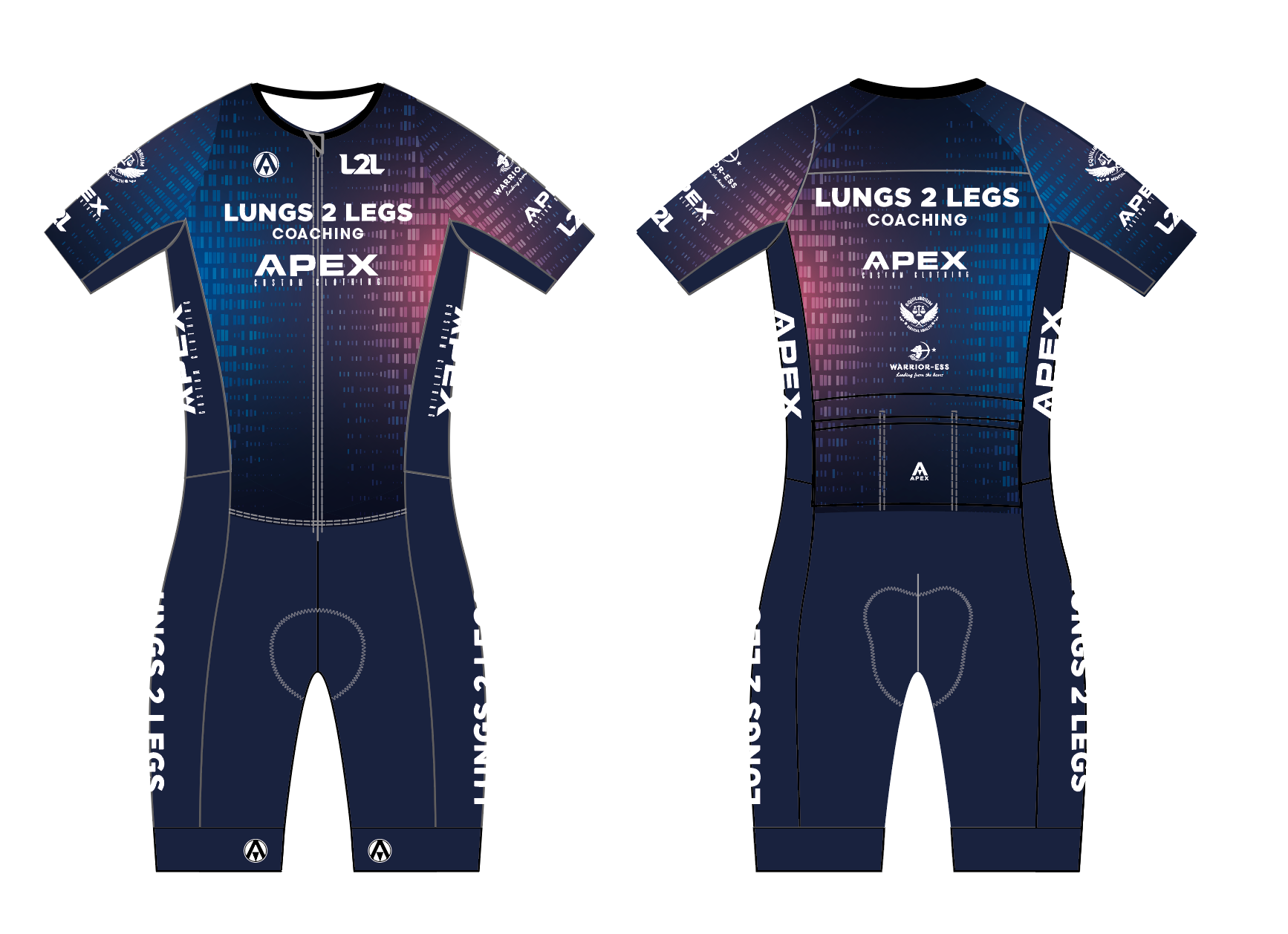 LUNGS 2 LEGS PRO AERO RACE SUIT