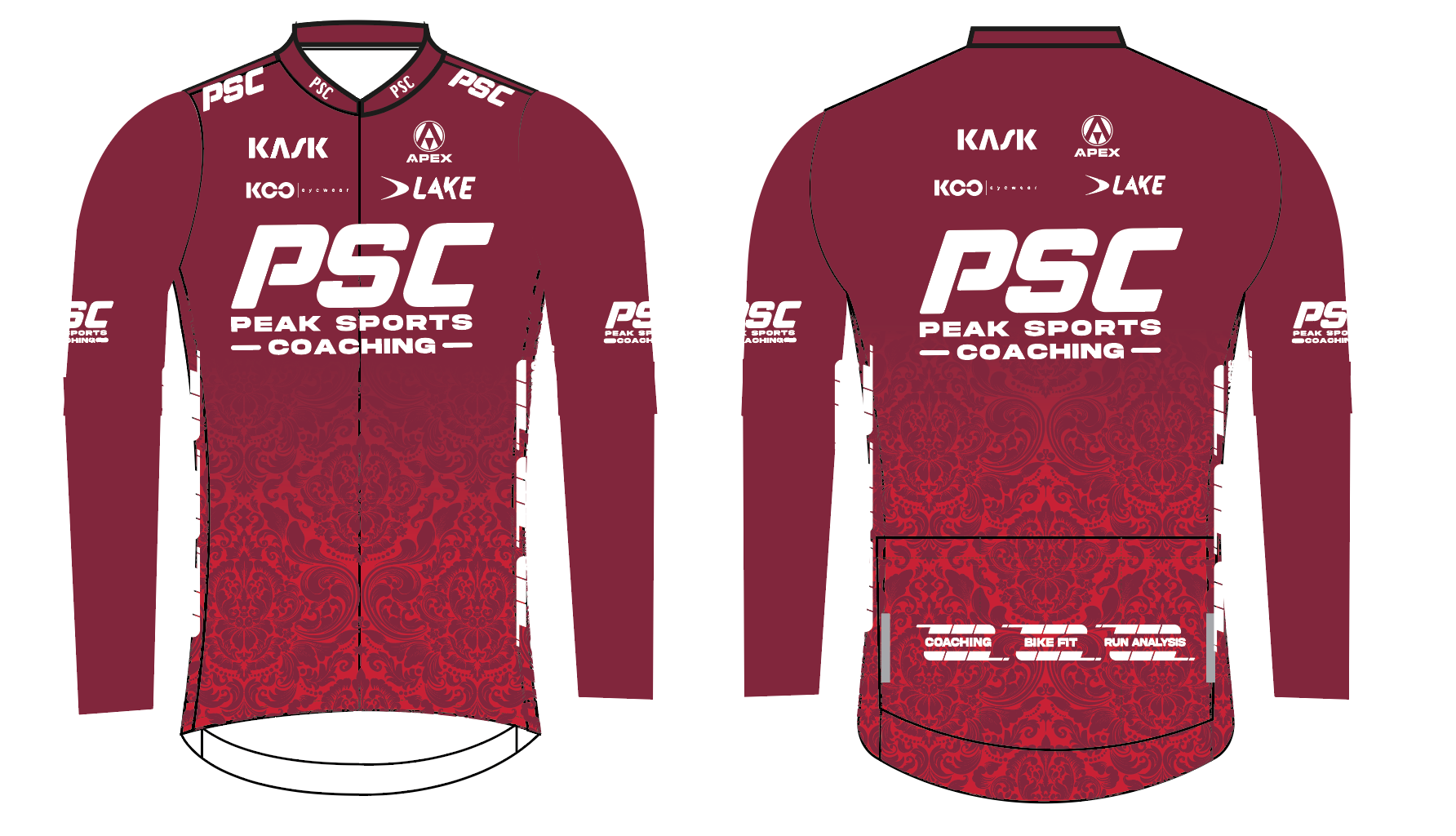 PEAK SPORTS COACHING PRO LONG SLEEVE AERO JERSEY