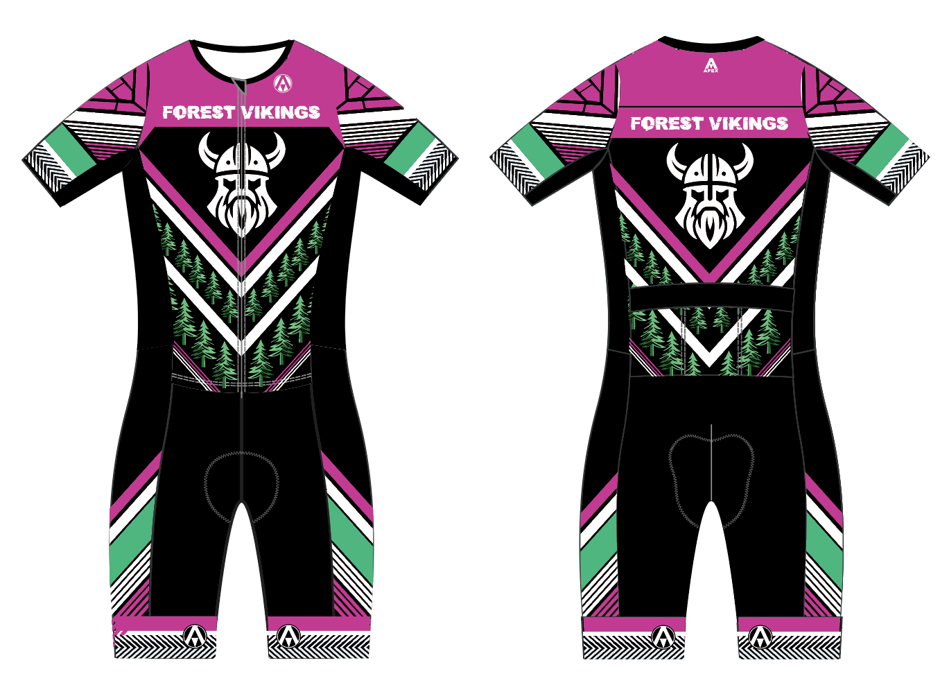 FOREST VIKINGS PRO ENDURANCE TRI SUIT