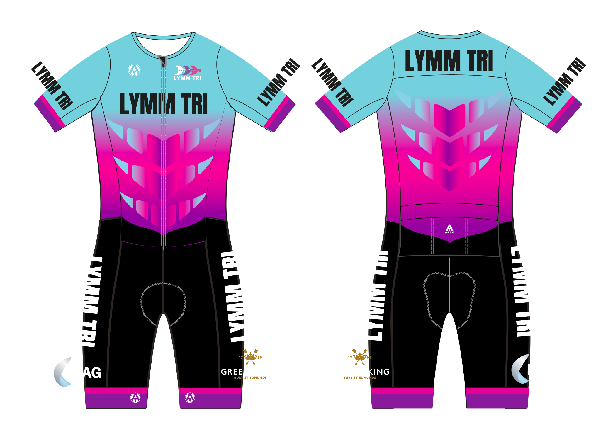 LYMM TRI PRO ENDURANCE TRI SUIT