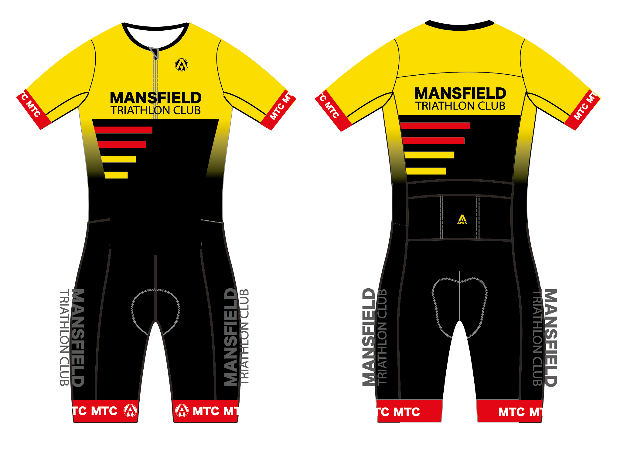 MANSFIELD TRI PRO ENDURANCE TRI SUIT