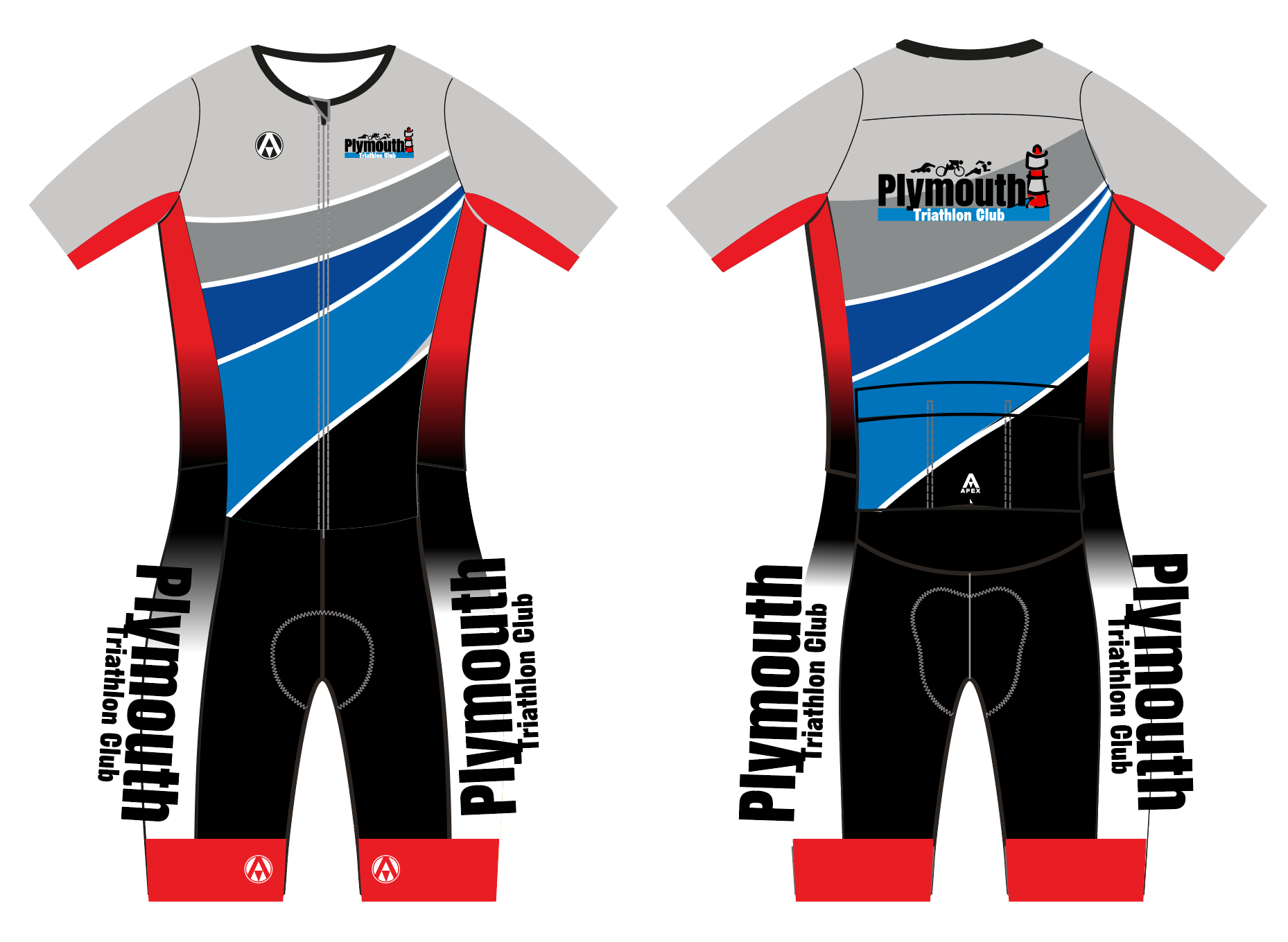 PLYMOUTH TRI PRO ENDURANCE TRI SUIT - DESIGN 1