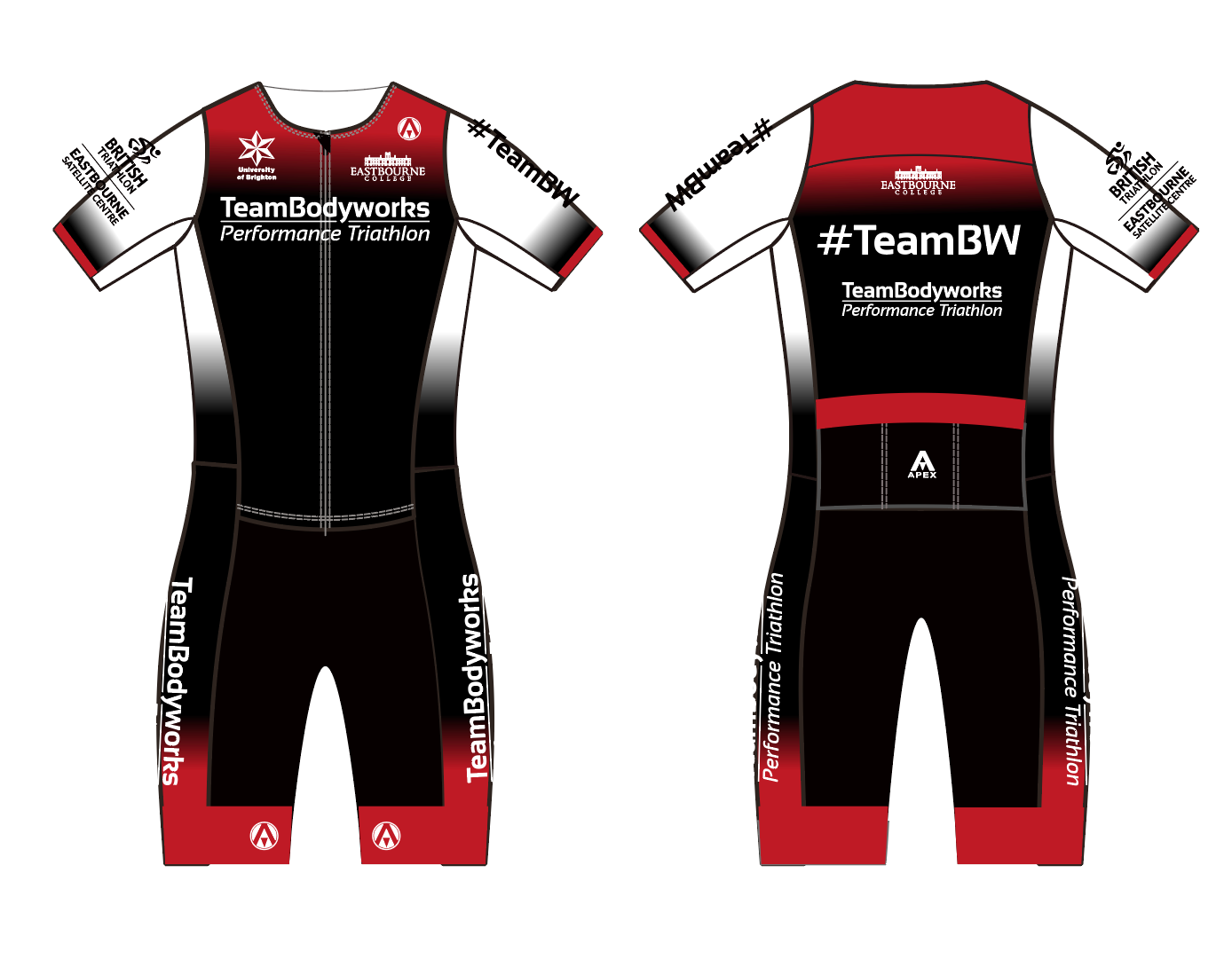 TEAM BODYWORKS PRO ENDURANCE TRI SUIT