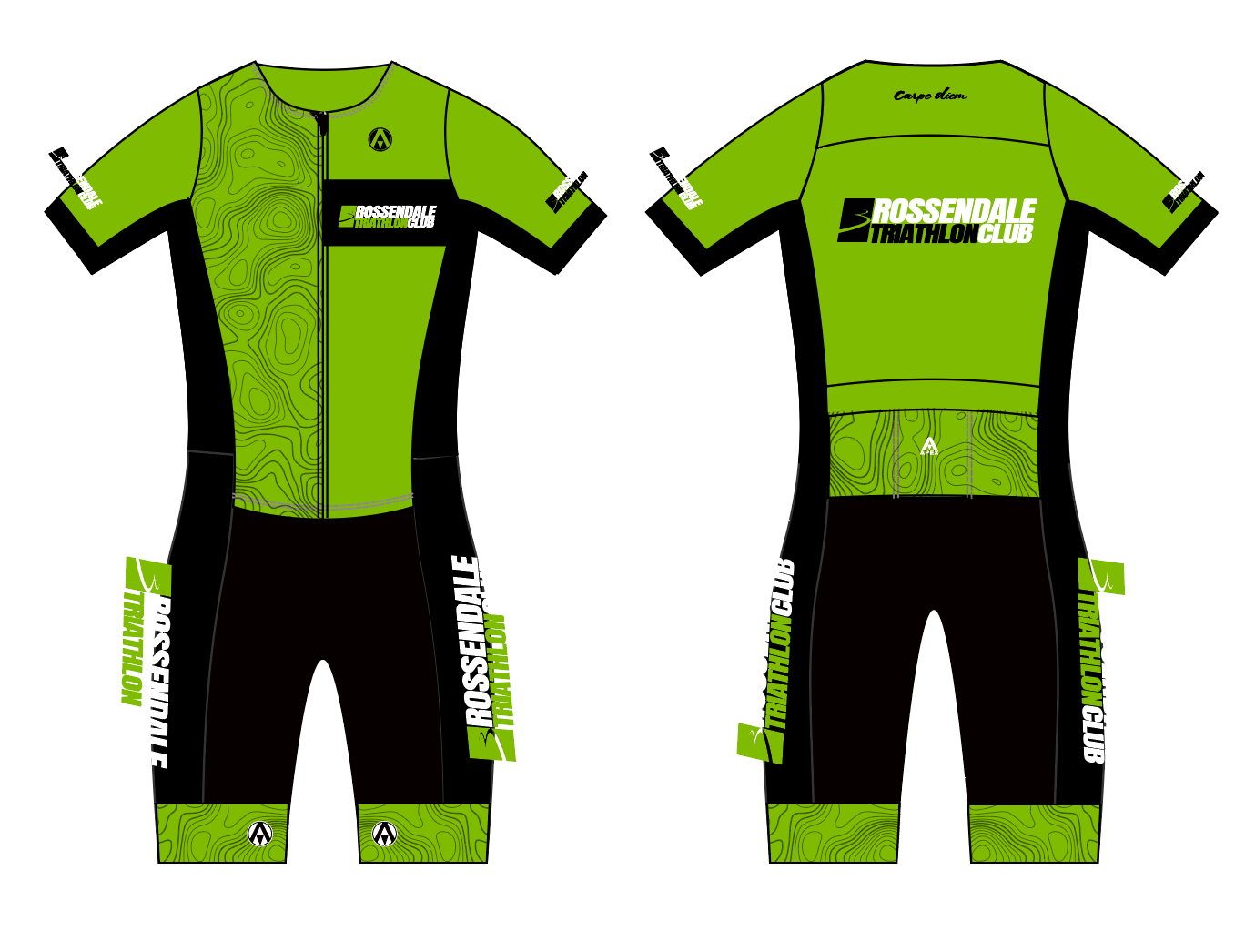 ROSSENDALE TRI CLUB PRO ENDURANCE TRI SUIT