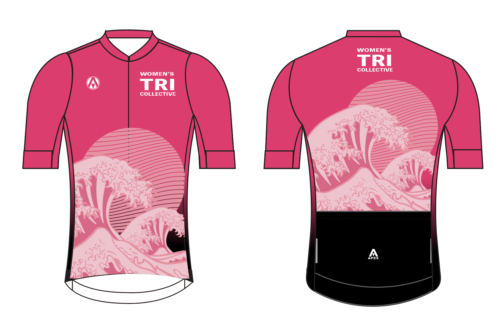 WOMEN'S TRI COLLECTIVE PRO SHORT SLEEVE JERSEY