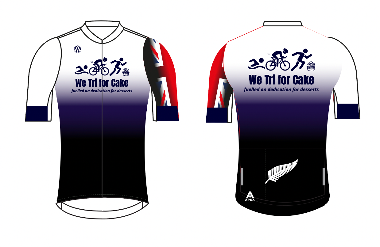 WE TRI FOR CAKE PRO SHORT SLEEVE JERSEY
