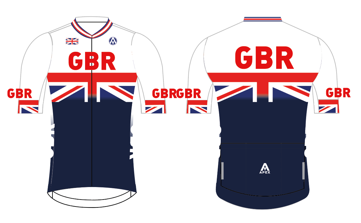 GBR GRAN FONDO KIT PRO SHORT SLEEVE JERSEY