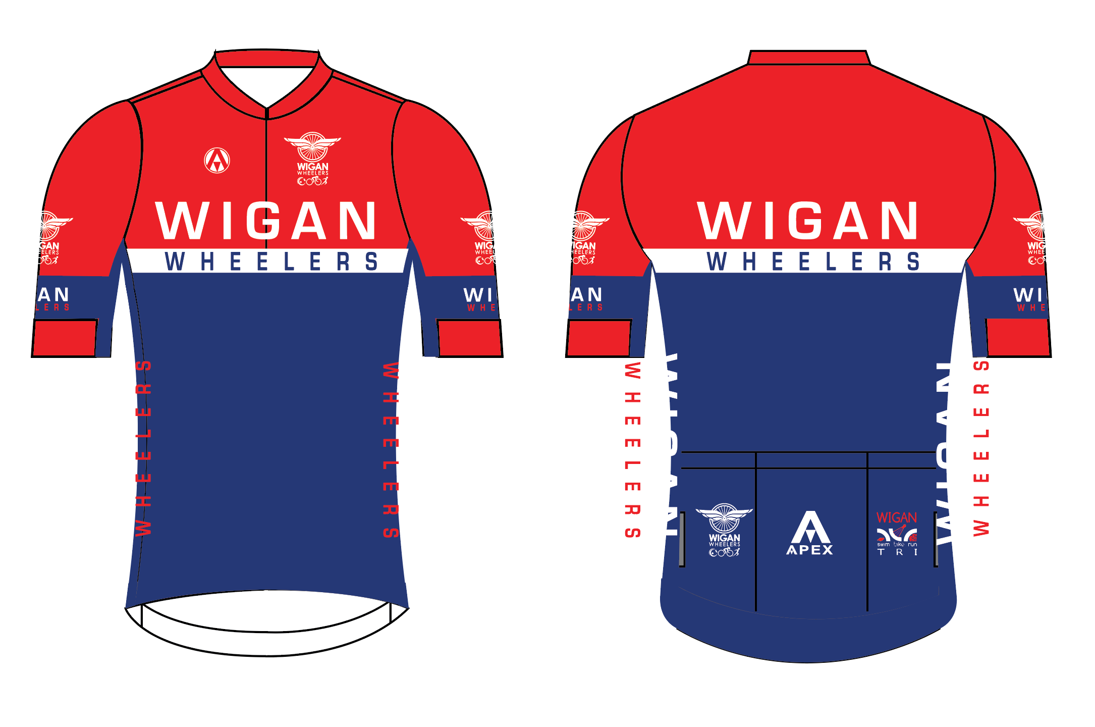 WIGAN WHEELERS PRO SHORT SLEEVE JERSEY