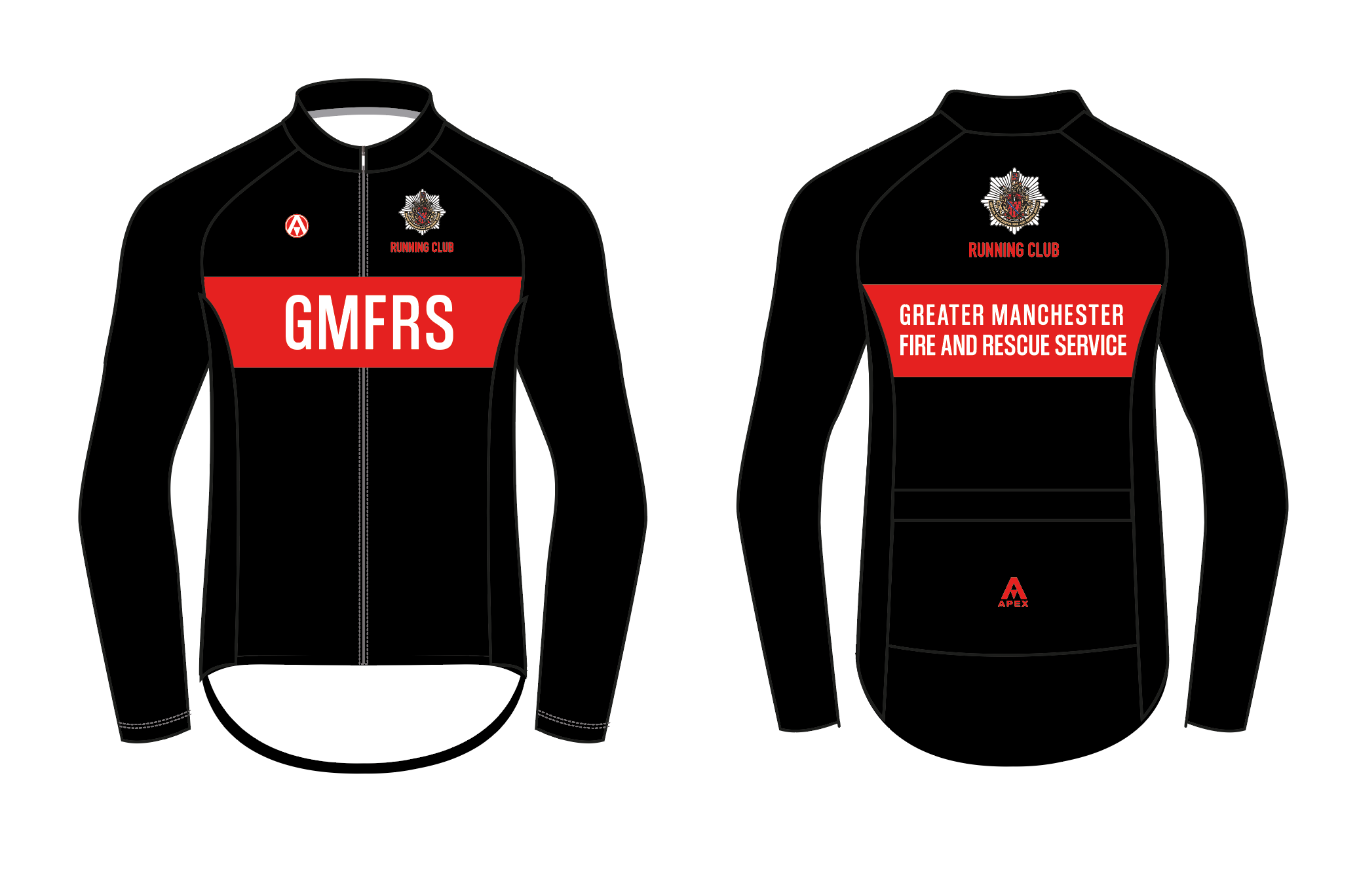 GMFR RUN CLUB PRO MISTRAL JACKET - BLACK