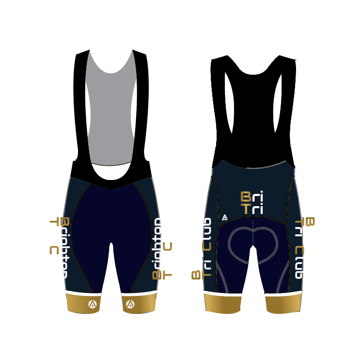 BRIGHTON TRI PRO BIB SHORTS