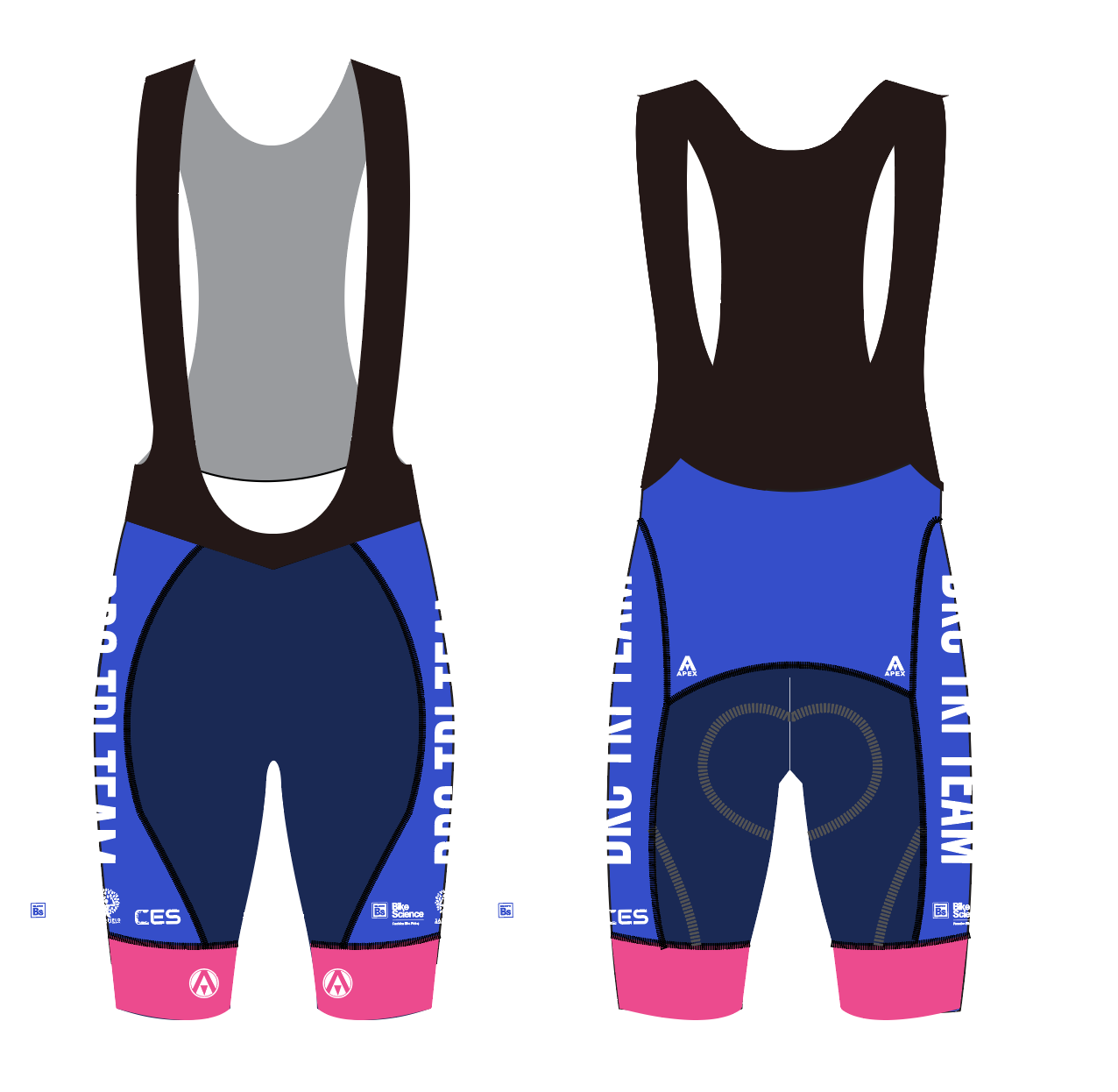 DRC TRI PRO BIB SHORTS