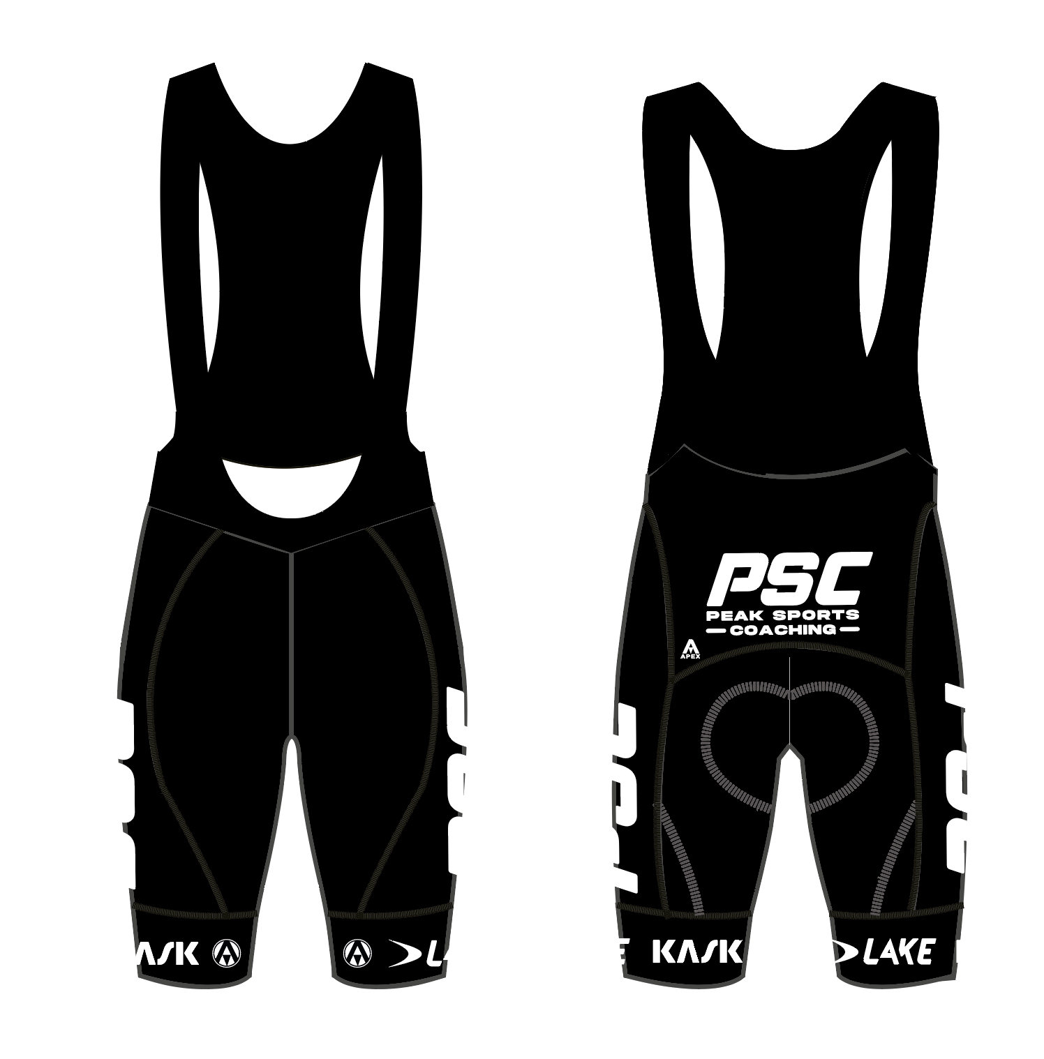 PEAK SPORTS COACHING PRO BIB SHORTS
