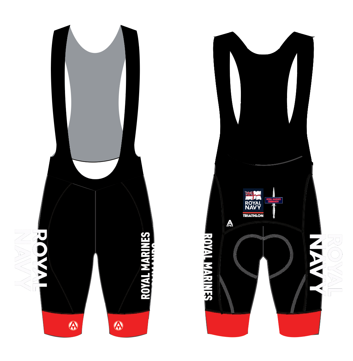 ROYAL NAVY TRI PRO BIB SHORTS