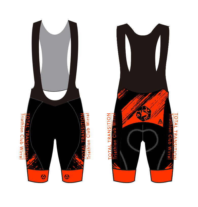 TOTAL TRANSITION PRO BIB SHORTS - Winter Design