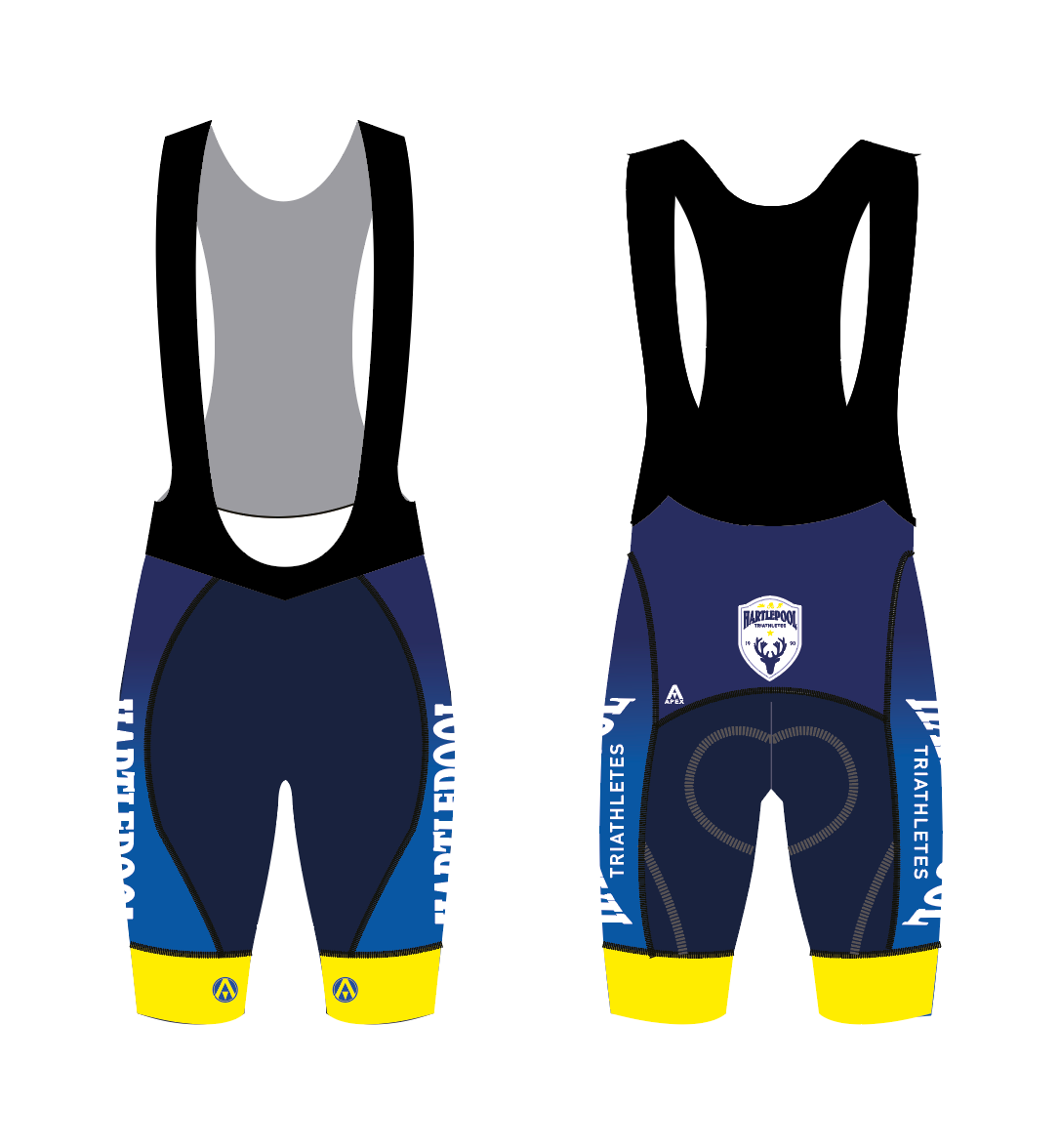 HARTLEPOOL TRIATHLETES PRO BIB SHORTS