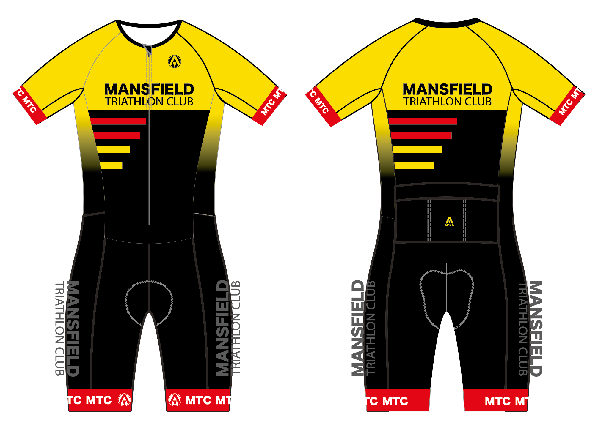 MANSFIELD TRI PRO SPEED TRI SUIT