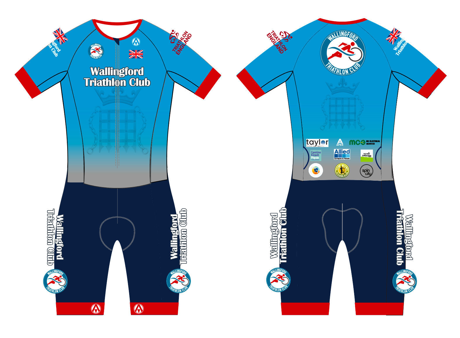 WALLINGFORD TRI PRO SPEED TRI SUIT