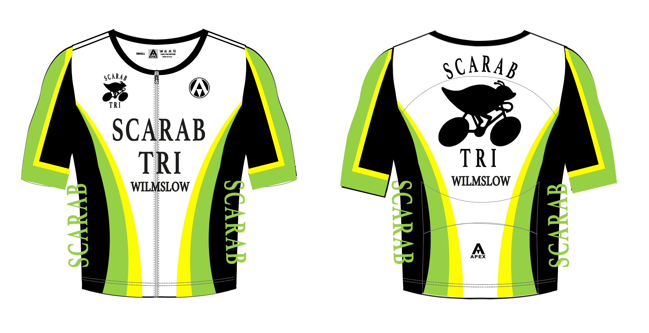 SCARAB TRI PRO TRI SPEED TOP (FULL ZIP)