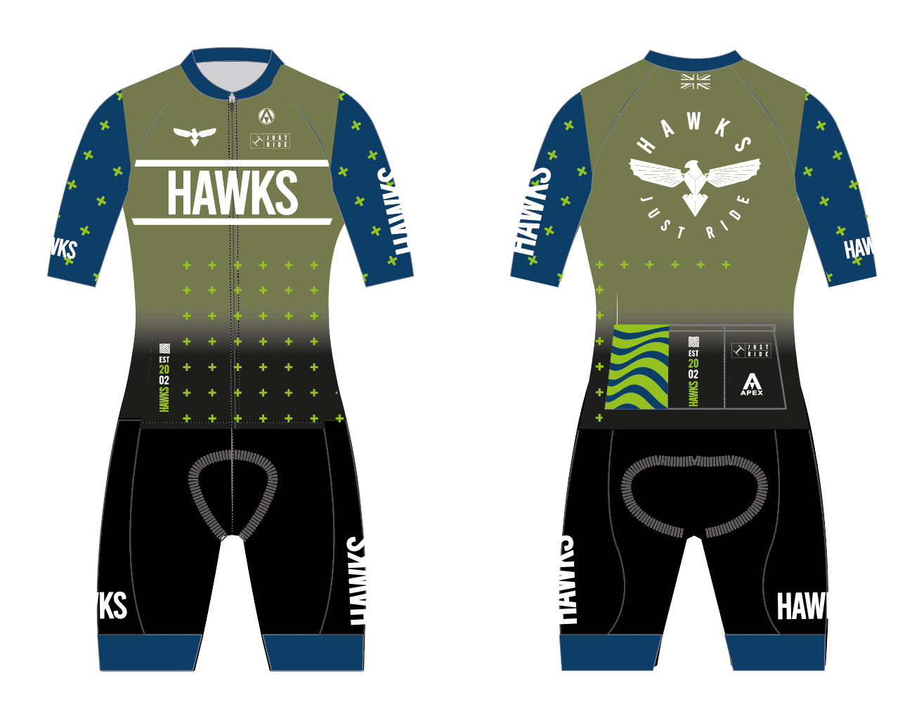 HETTON HAWKS SKIN SUIT