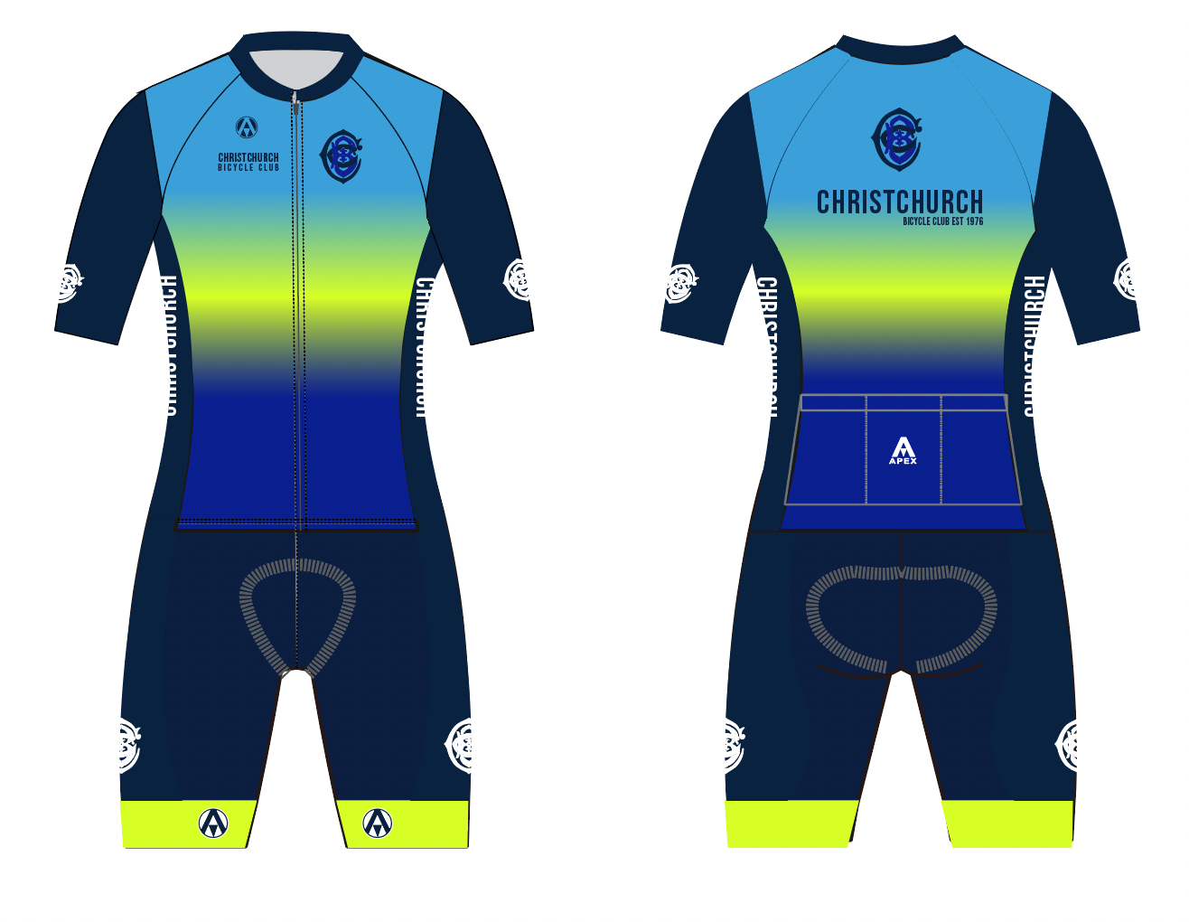 CHRISTCHURCH BC PRO RACE SUIT