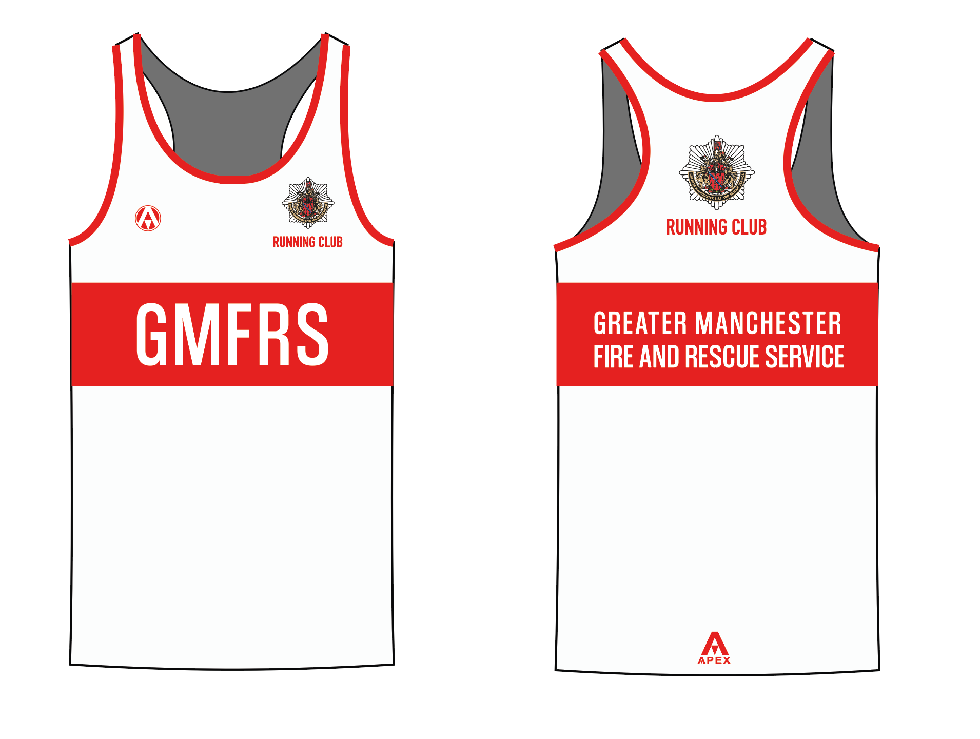 GMFR RUN CLUB PRO ULTRA LITE RUN VEST - WHITE