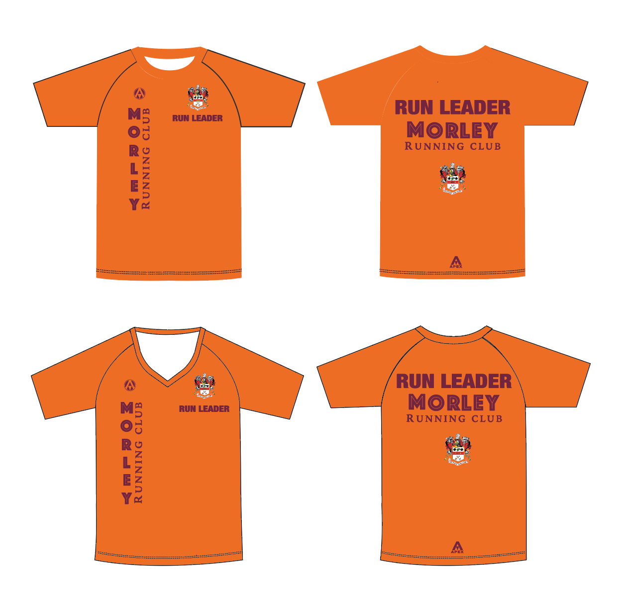 MORLEY RUNNING CLUB PRO ULTRA LITE RUN T-SHIRT - RUN LEADER