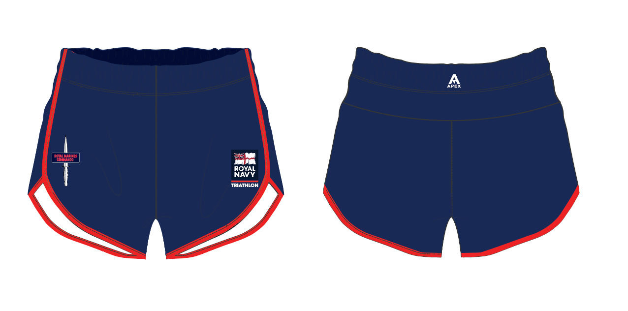ROYAL NAVY TRI PRO AIRLITE RUN SHORTS