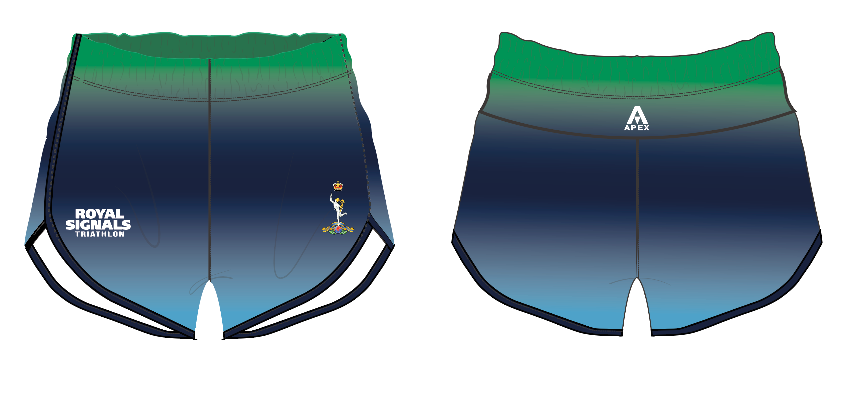 ROYAL SIGNALS TRI PRO AIRLITE RUN SHORTS