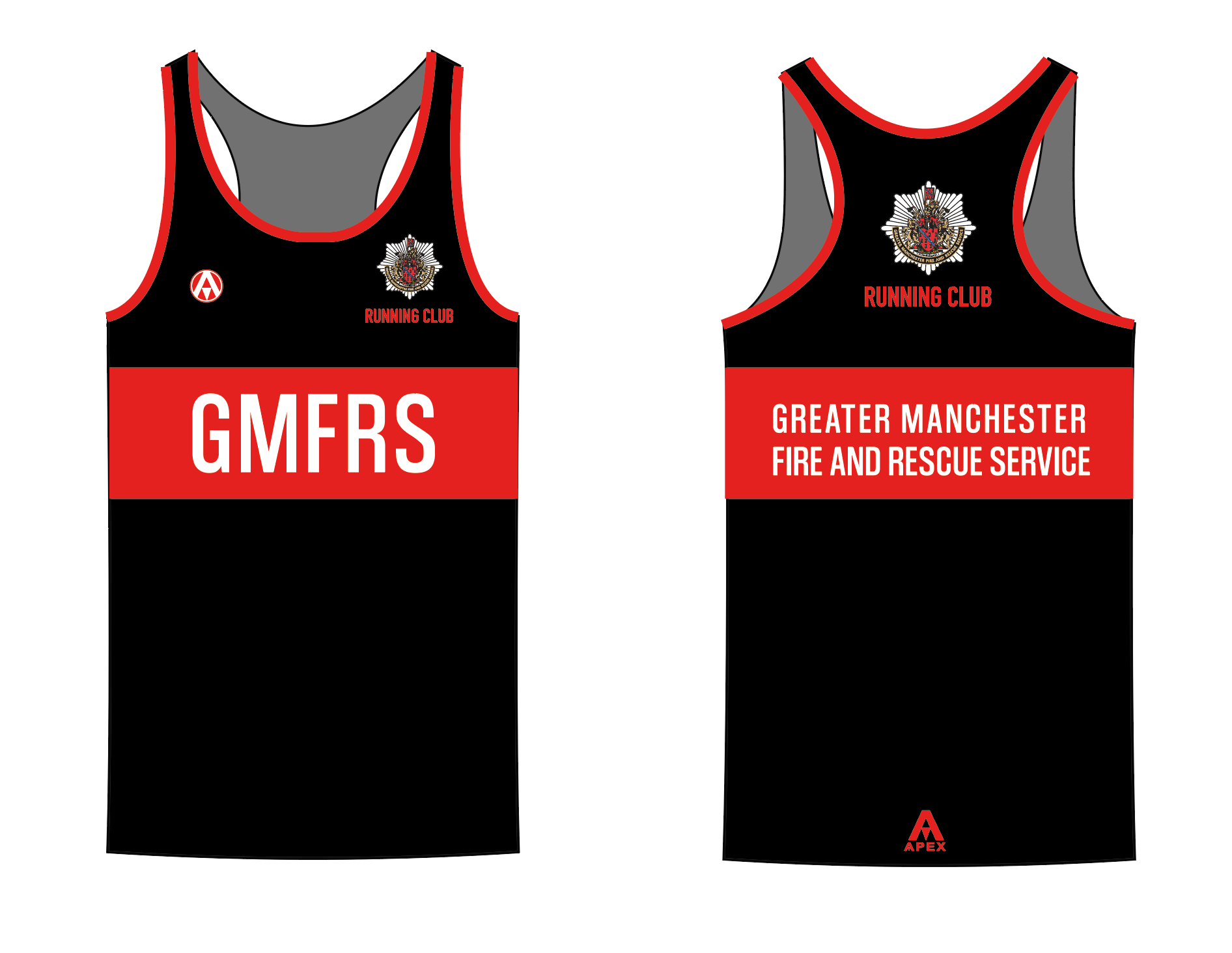 GMFR RUN CLUB PRO ULTRA LITE RUN VEST - BLACK