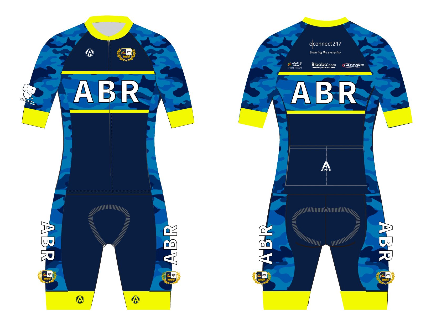 APACHE BRAVE PRO ENDURANCE RACE SPEED TRI SUIT