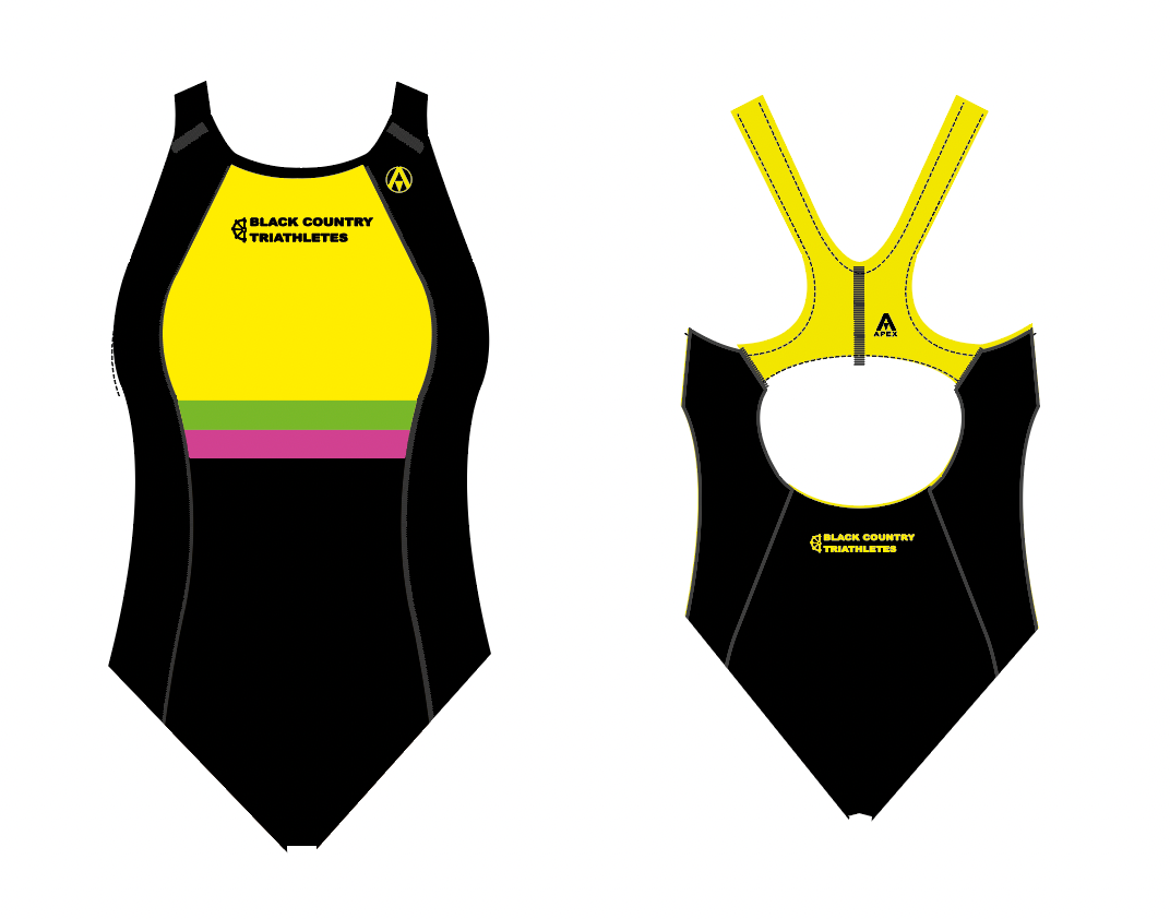 BLACK COUNTRY TRI APEX AQUA PRO WOMENS SWIMSUIT